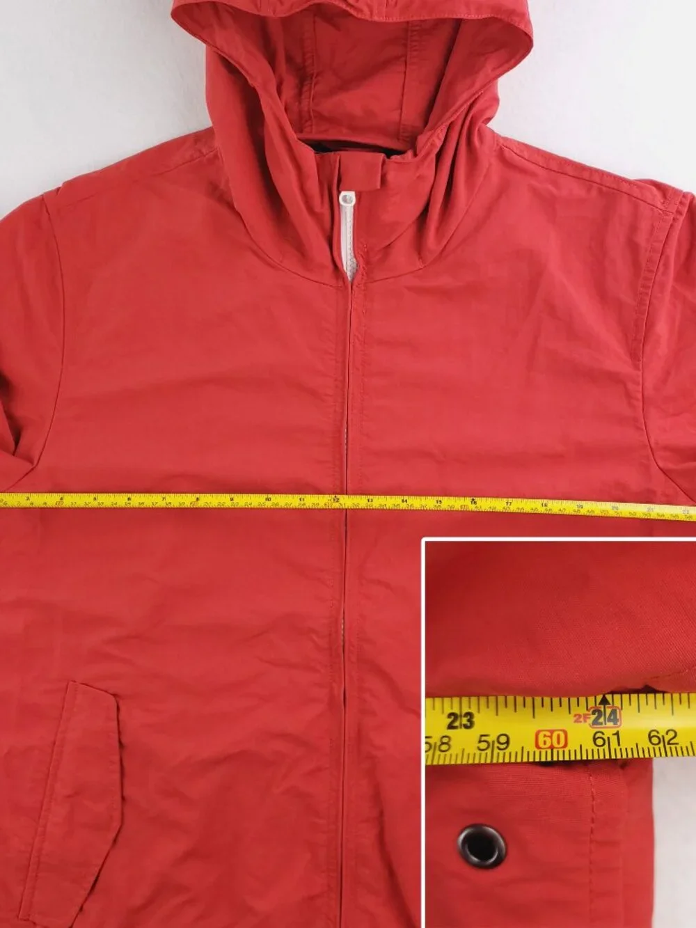 Woolrich Windbreaker Jacket Full Zip Hooded John Rich Bros. Men's US XL (EU XXL)